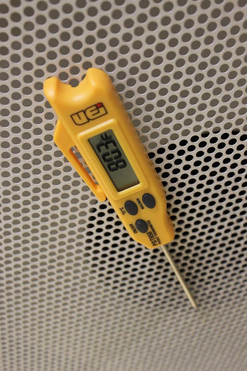 UEi Test Instruments مقياس حرارة رقمي محمول قابل للطي PDT650، أصفر - Image 3